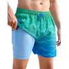 APTRO Men’s Swimming Shorts with Compression Liner Men Swim Shorts