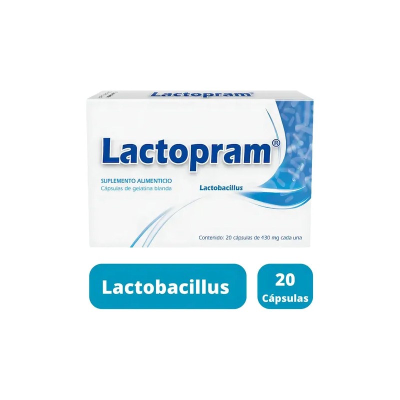 Lactopram 430 Mg C20 caps
