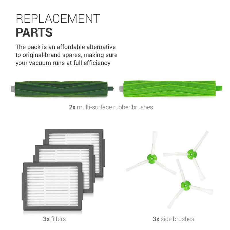kwmobile Set de repuestos compatibles con Roomba - e5 /