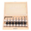 8pcs/set Countersink Drill Bit Countersink Bit Screw Set High Speed
