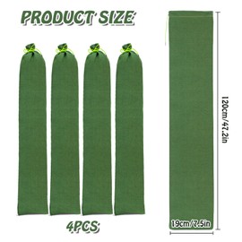 UVVRUR Sandbags Flood Protection Sandbag Suitable for Flood Protection Pack of 4 Reusable Sandbags with Tie Strap for Flooding Rain Water Control Flood Barrier