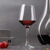 C CREST Wine Glasses Set of 8, 12oz, Lead-free, Clear,