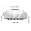 AIMALL 8 Inch Small BBQ Grill Basket, Stainless Steel Barbecue