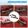 LLKUANG ABS Car Exterior Door Handle Decorative Cover Trim Fit