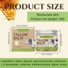 Beef Tallow Skin Care,60g Rindfleisch Talg,Tallow Balm,Gesichtsfeuchtigkeitscreme für Frauen,Gesichtsfeuchtigkeitscreme-Creme,Beef Tallow