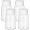 4Pcs Clear PET Plastic Bottling bottle, 80ml Empty Organizer with