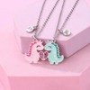 DOYYCA Best Friend Necklace Gifts Friendship Necklace Magnetic Matching Heart