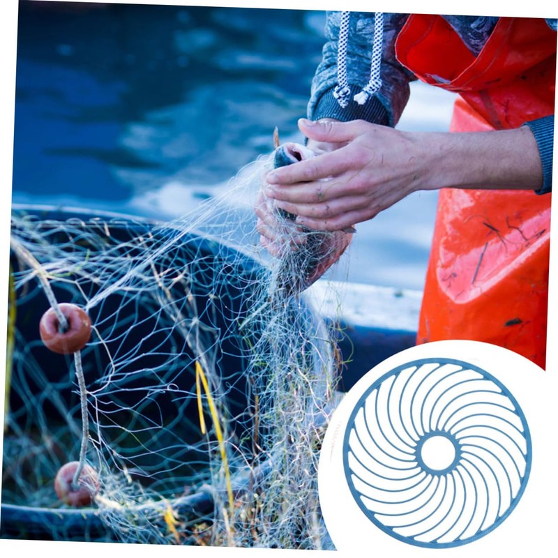 BESPORTBLE 2pcs Fishing Mesh Replacement Disc Hollowed Design for Easy