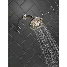 DELTA FAUCET 52669-PN-PR Universal Showering Components Showerhead, Lumicoat Polished Nickel