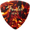 Fender Classic Celluloid Guitar Picks 346 Shape, Tortoise Shell, Heavy,