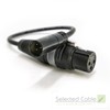Selected Cable 50 cm Mini XLR Male to XLR Female