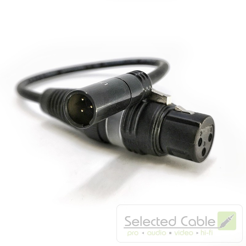 Selected Cable 50 cm Mini XLR Male to XLR Female