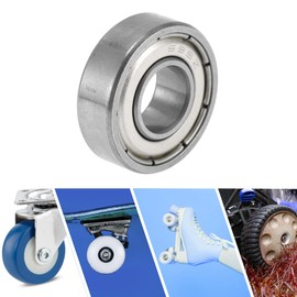 ACROPIX 698ZZ Deep Groove Ball Bearings Lubricated Bearings Double Metal Seal 8x19x6mm Silver Tone - Pack of 10