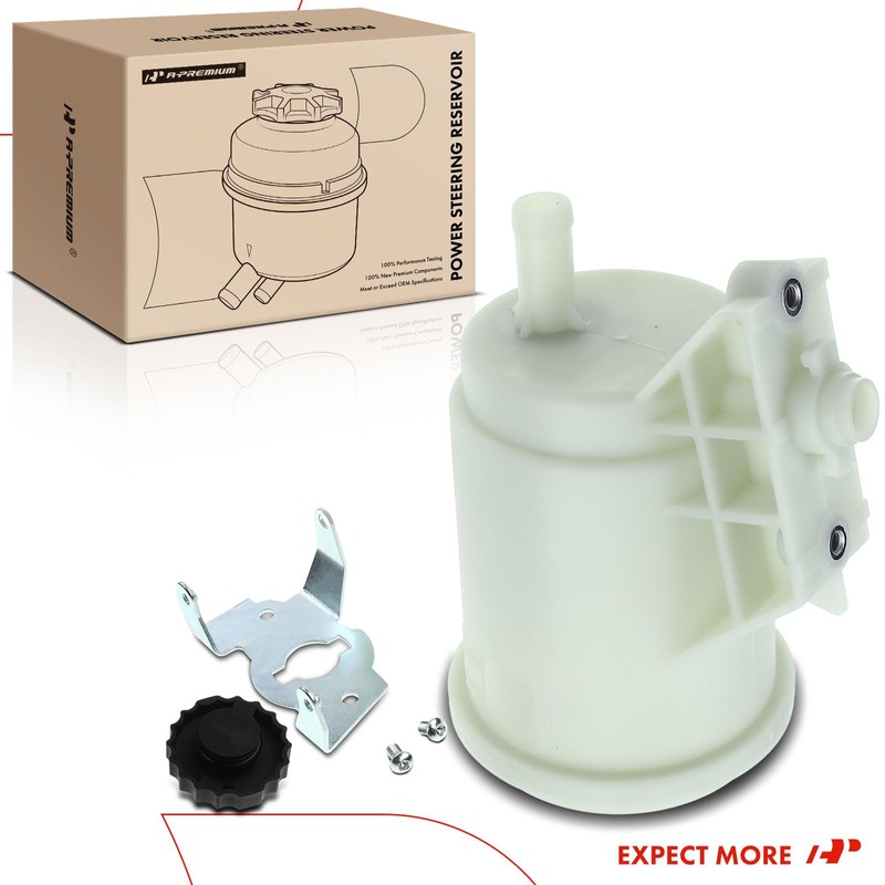 A-Premium Power Steering Reservoir Tank with Seal Kit Compatible with