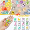 120 Pcs Mini Resin Animals,11 Styles Tiny Resin Figurines Duck