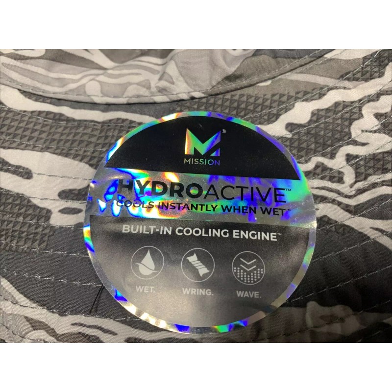 Mission Lot of 10: Mission Bucket Hat Matrix Camo Silver