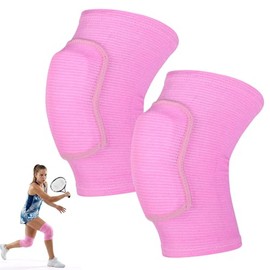1 Pair Dance Knee Pads for Women, Soft Breathable Thick Volleyball Knee Pads for Volleyball Basketball Football Dance Workout Climbing Etc Various Spo