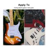 6 String Guitar Bridge Replacement Zinc Alloy Electric Guitar Saddle