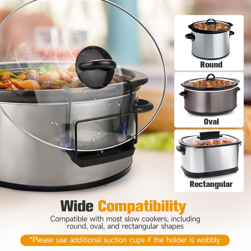 SOPHICO Slow Cooker Lid Holder for Cooking, Hand Free Pot