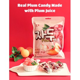[Pack of 2] K-Candy Korean Favorite Sweet Flavor Plum Candy 130g X 2ea