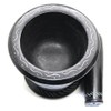 Govinda - Black Soap Stone Mortar and Pestle - Vines-