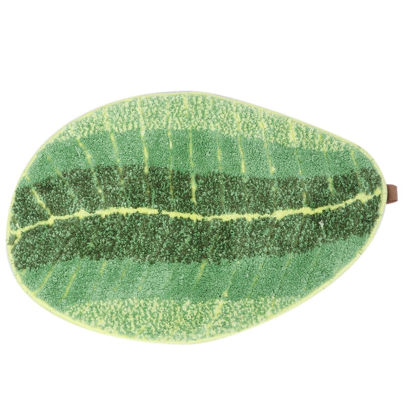 Leaf shaped Floor Mat Entrance Non slip Door Mat for