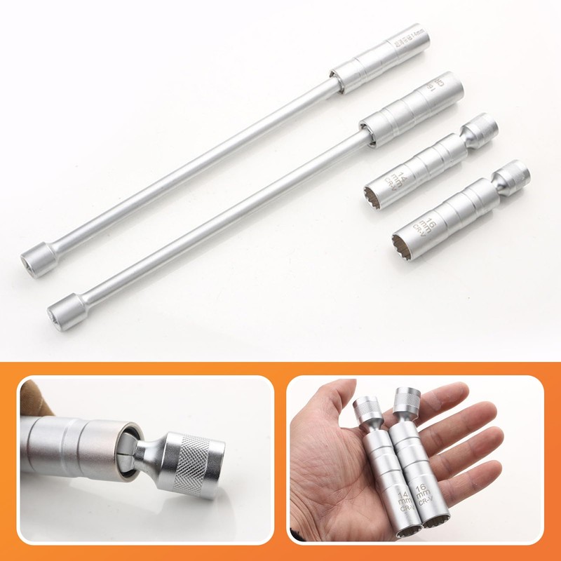 VOBOR Spark Plug Wrench 14 mm 16 mm Pack of