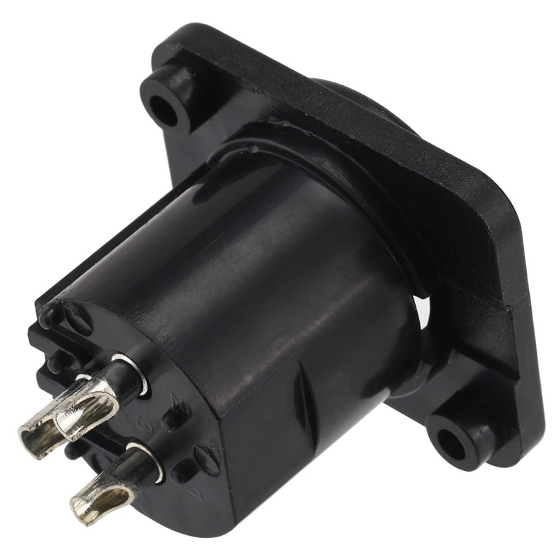 Greluma 6 PCS XLR Male 3 Pin Panel Jack XLR