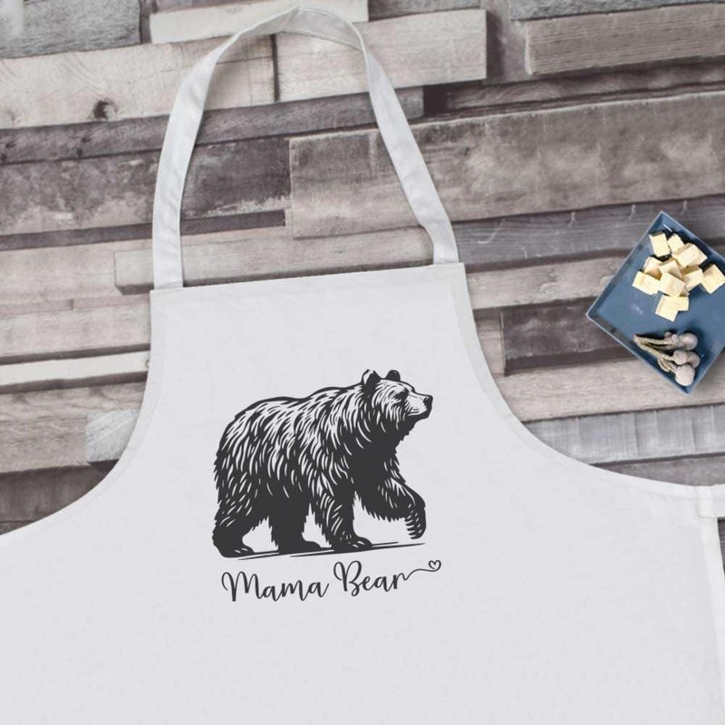 Azeeda 'Mama Bear' Unisex Cooking Apron (AP00079415)