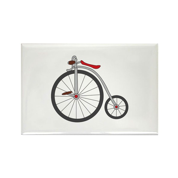 CafePress Vintage Bicycle Magnets Rectangle Magnet (100 pack)