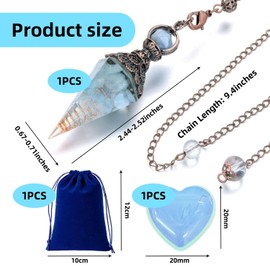 1 Hexagonal Crystal Pendant and 1 Heart Shaped Crystal, Equipped with 1 Storage Bag, Creative Jewellery, Exquisite Crafts, Crystal Jewellery