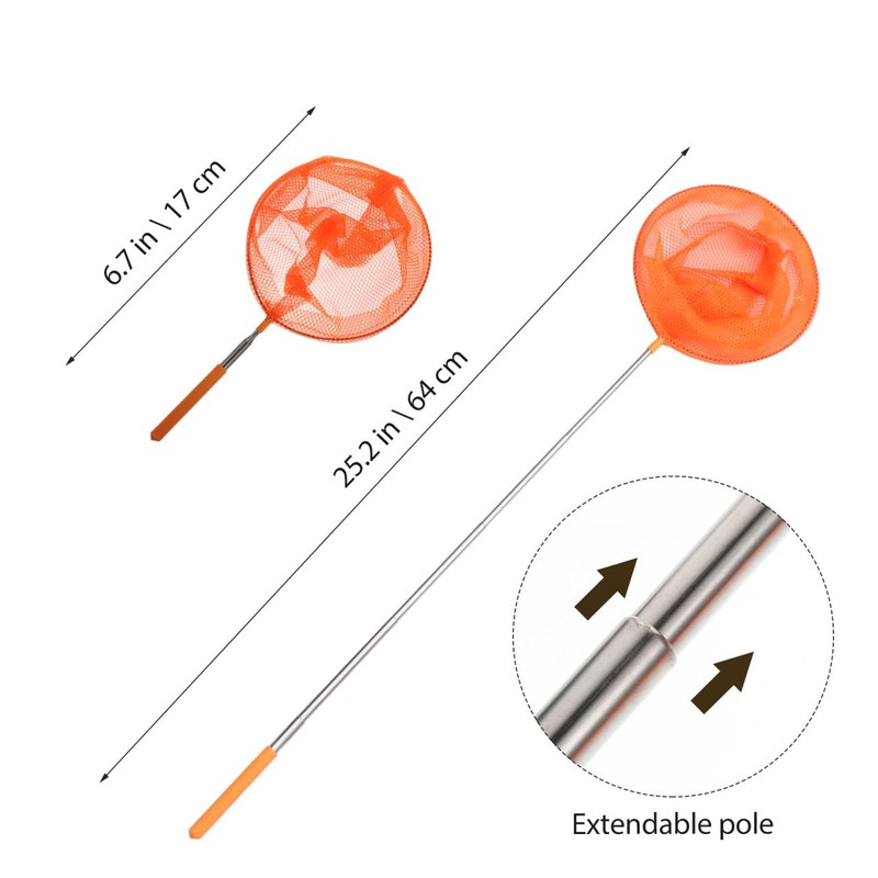 SUPVOX Red TelescóPica Para Atrapar Peces, Juguete De Exterior Para