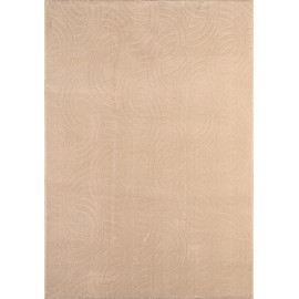 Non-Slip Washable 5x7 Area Rugs for Living Room Bedroom, Ultra Soft Bedside Rug, Indoor Floor Carpet for Kids Girls and Boys, Dorms, Nursery Rooms, Non-Skid Area Rug, Circle Beige, 5' x 7'