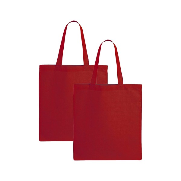 Q-TEES QTB Large Blank Heavy Duty Reusable Canvas Tote Shopping