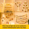 HXWEIYE 50LEDs Photo String Light, Warm White 16.4Ft Battery Powered