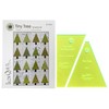 Suzn Quilts Tiny Tree Template Set Notion, Green