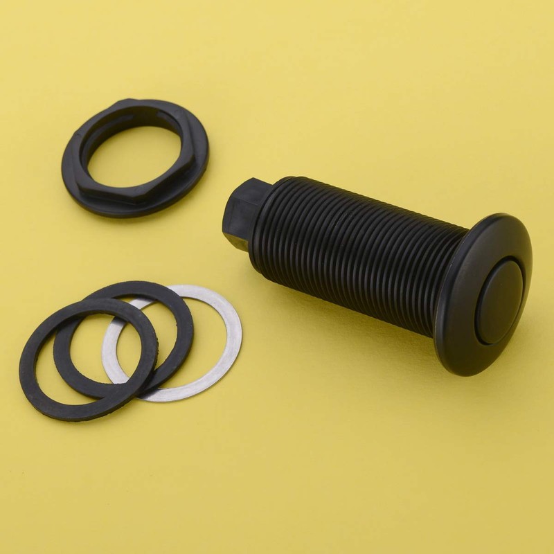 SINKINGDOM SinkTop Air Switch Kit with Mtte Black Long Button(Brass