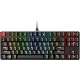 Glorious GMMK Modular Mechanical Gaming Keyboard - TENKEYLESS (87 Key) - RGB LED Backlit, Brown Switches, Hot Swap Switches (GMMK-TKL-BRN) (Renewed)