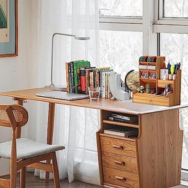 Organizador de Escritorio, Soporte de Lpiz, Organizador de Accesorios de Escritorio, Organizador de Artculos de Arte con Cajn, Adecuado para su uso...