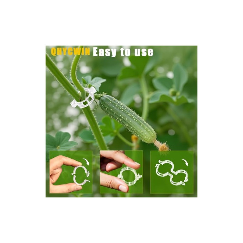 200 Durable Plant Support Clips for Your Garden Needs
