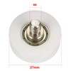 sourcing map Bearing Roll with Threaded Rod 29 x 9