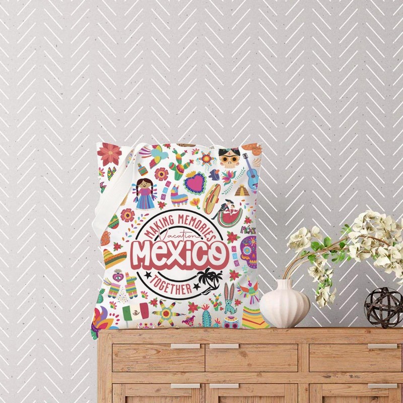 TSOTMO Family Vacation Gift Making Memories Together Mexico Vacation Tote