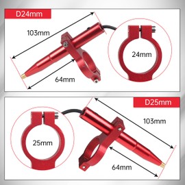 XUNKUANER Z-Axis Laser Auto Focus Sensor Focusing Device Automatic Lifting Table Focusing Sensor for CO2 Laser Cutting Engraving Machine (Diameter:24mm)