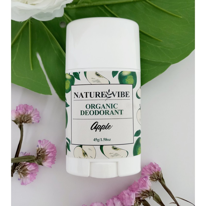 NATURE VIBE Organic deodorant, Natural deodorant 45g/1.58oz (Green tea)