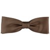 TigerTie Pre-Tied Slim Bow Tie Plain + Box, Golden Brown