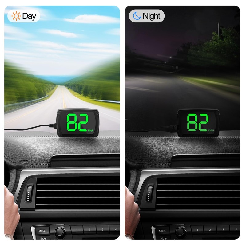 Digital GPS Speedometer,HUD Heads up Display Car MPH,Car Real-Time Speedometer