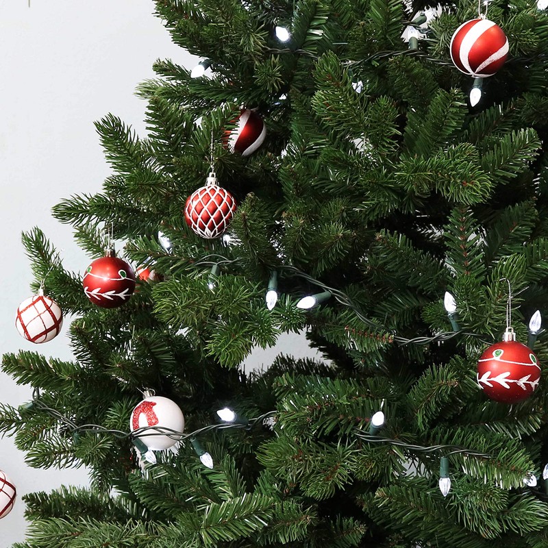 Sunnydaze - Adornos de bola de Navidad irrompibles de 30