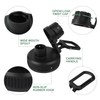 2 Pcs Replaceable Lid Compatible with Nalgene Water Bottle, Wide