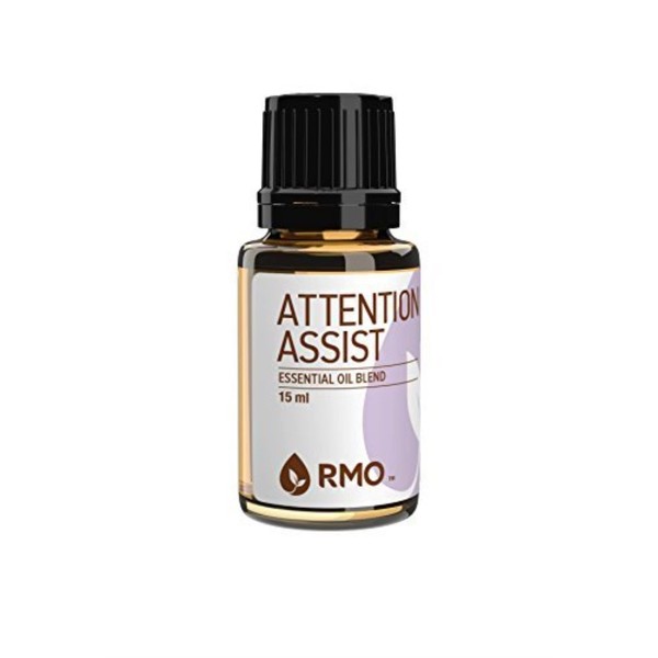 Rocky Mountain Oils Attention Assist Essential Oil Blend with 100% Pure and Natural Essential Oils - Energizing Essential Oil for Focus - 15ml