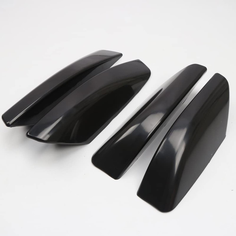 HIGH FLYING Black Roof Rails Rack Leg Cover End Cap